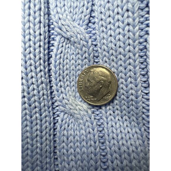 Ralph Lauren Sport Cable Knit Full Zip Cardigan or Sweater, Medium, Women's - Picture 10 of 11